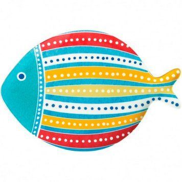 Блюдо Easy Life Sea Friends 31x21,5 см різнокольорове 111003702 фото