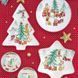 Набор из 4 десертных тарелок Easy Life Christmas Gang 19 см 111005581 фото 4