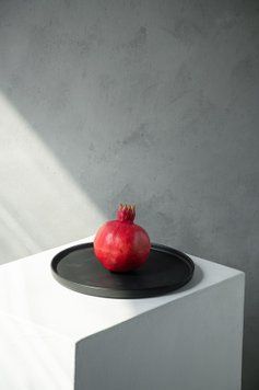 Тарелка обеденная Dovbysh Porcelain Win 24 см черная 100065 фото