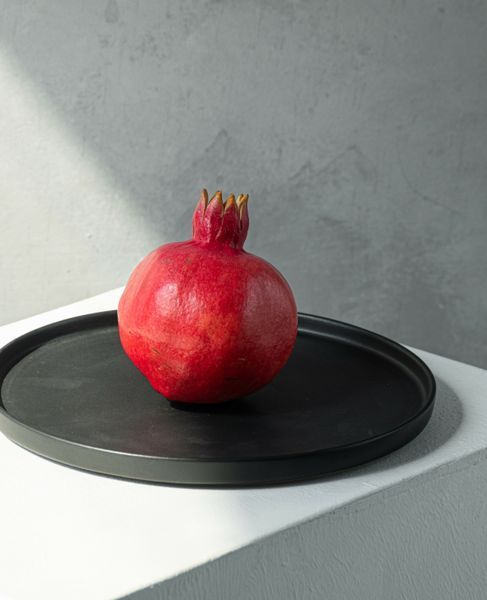 Тарілка обідня Dovbysh Porcelain Win 24 см чорна 100065 фото