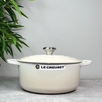 Каструля Le Creuset Signature Meringe 5,3 л з кришкою 21177267164430 фото
