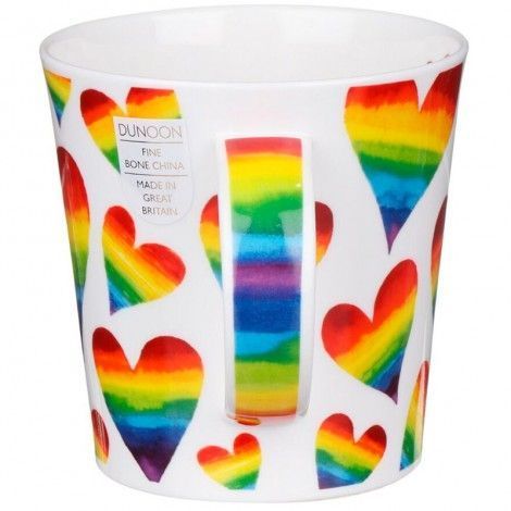 Чашка Dunoon Cair Rainbow Hearts 480 мл CA-RAIH-XX фото