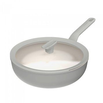 Сковорідка Вок Berghoff Leo Balance Moonmist 28 см з кришкою 3950432 фото