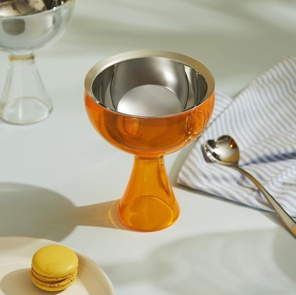 Пиала Alessi Big Love 250 мл для мороженого оранжевая MMI01ORANGE фото