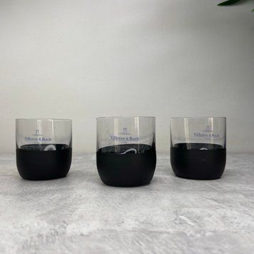 Набір із 4 стопок Villeroy & Boch Manufacture Rock 40 мл чорний 1137988240 фото
