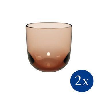 Набор из 2 стаканов для воды Villeroy & Boch Like Glass Clay 280 мл коричневый 1951798180 фото
