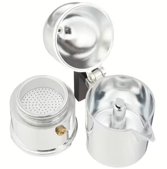 Гейзерна кавоварка 70 мл Alessi La Cupola на 1 чашку 9095 фото