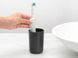 Стакан для зубных щеток Brabantia ReNew 7,6х7,6х11 см черный 280283 фото 7