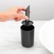 Стакан для зубных щеток Brabantia ReNew 7,6х7,6х11 см черный 280283 фото 3