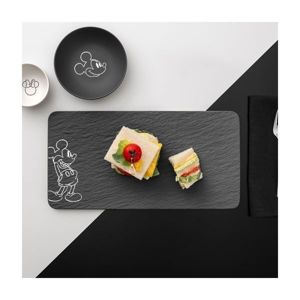Сервірувальне блюдо Villeroy & Boch Manufacture - Mickey Mouse 35x18x1,3 см чорне 1047192281 фото