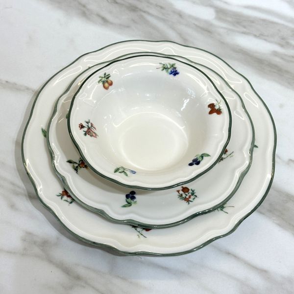 Тарілка обідня Porser Home Vintage Rose 26 см FLY27DZPRS1124 фото