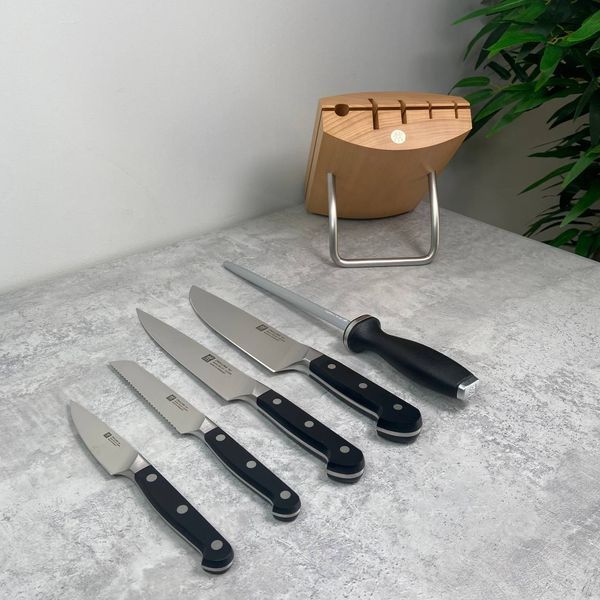 Набір ножів Zwilling Pro 6 предметів з підставкою 38437-000-0 фото