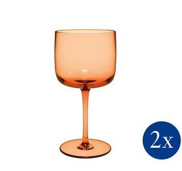 Набор из 2 бокалов для вина 270 мл Villeroy & Boch Like Glass Apricot оранжевый 1951818200 фото