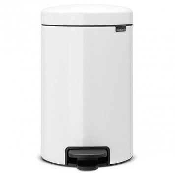 Бак для мусора Brabantia Pedal Bin 12 л белый 111969 фото