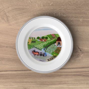 Десертна тарілка Villeroy & Boch Design Naif Cultivation of the fields 17 см 1023372665 фото