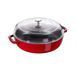 Сковорідка Wok Staub з кришкою 28 см червона 40501-038-0 фото 1