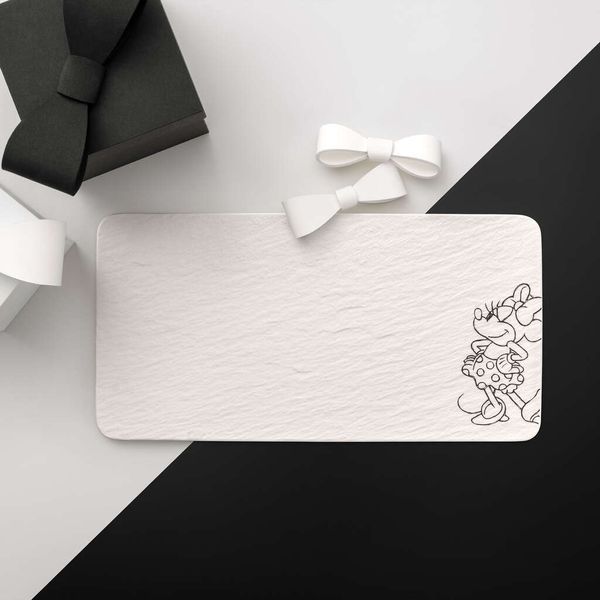 Сервірувальне блюдо Villeroy & Boch Manufacture - Mickey Mouse 35x18x1,3 біле 1047202281 фото