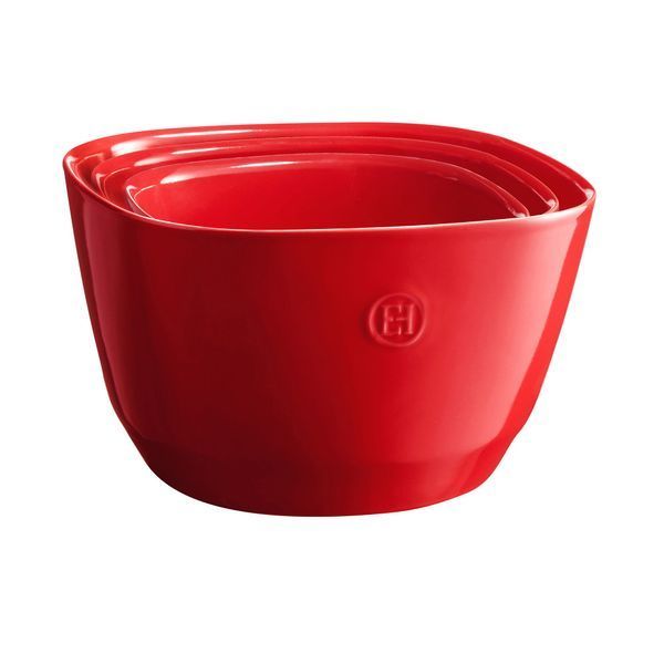 Салатник Emile Henry Tableware 26х26х16 см червоний 346596 фото
