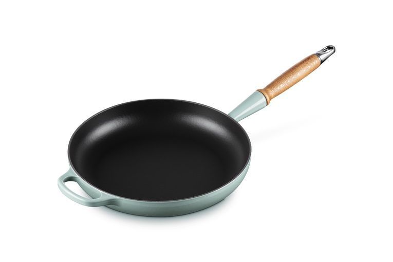 Сковорода Le Creuset Signature 28 см с деревянной ручкой Sea Salt 20258287170422 фото