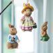 Набор из 3 статуэток Villeroy & Boch Spring Fantasy 4x2,8x7,1 см подвесной. 3593890002 фото 5