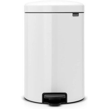 Бак для мусора Brabantia Pedal Bin 20 л белый 111846 фото