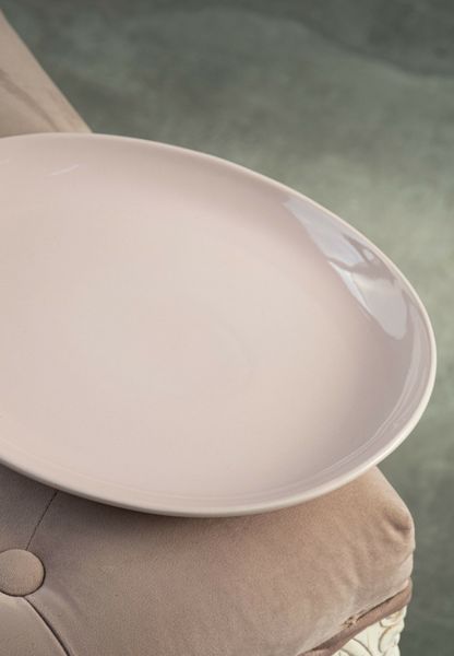 Блюдо Dovbysh Porcelain Vona 28,5х22,5 см розовое овальное 100033 фото
