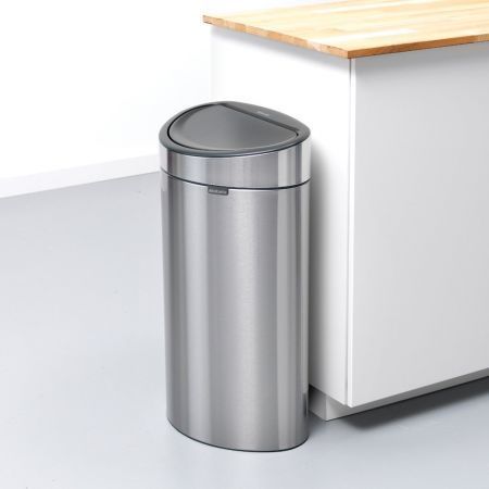 Бак для сміття Brabantia Touch Bin 40 л сірий 114809 фото
